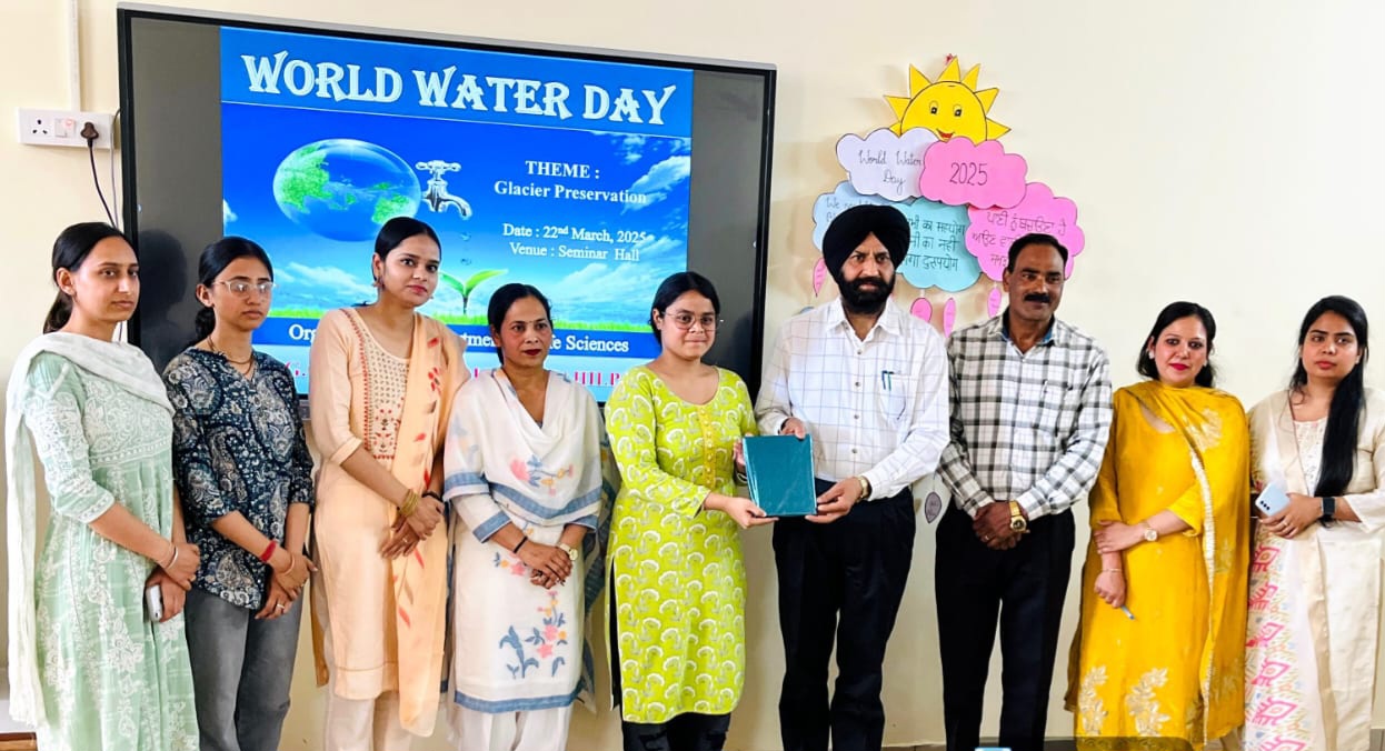 On the occasion of World Water Day, the Department of Life Sciences organized various competitions for students